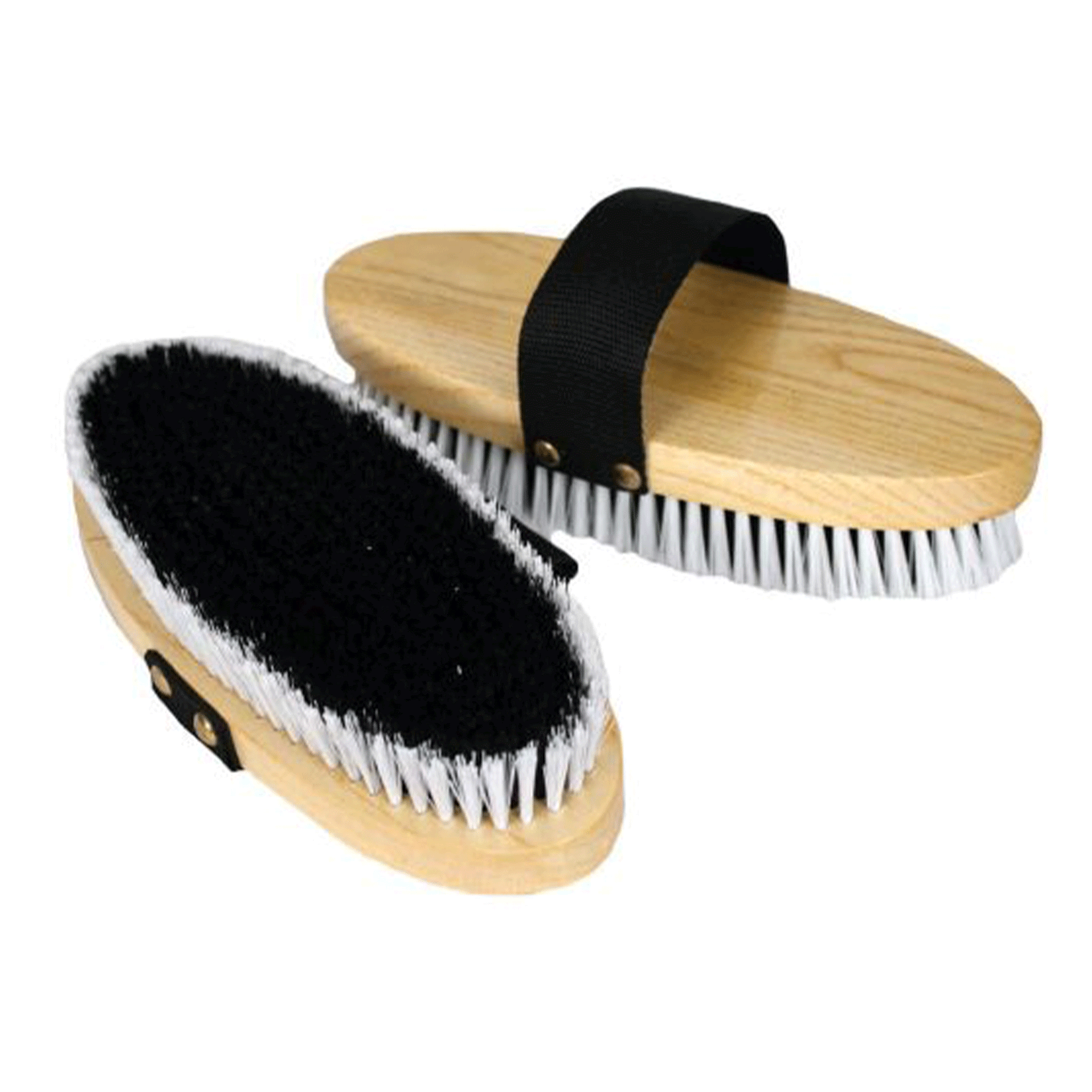 Wooden Oval Brush with Soft Bristles