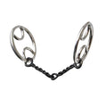 Showman stainless steel divided O-ring sweet iron snaffle