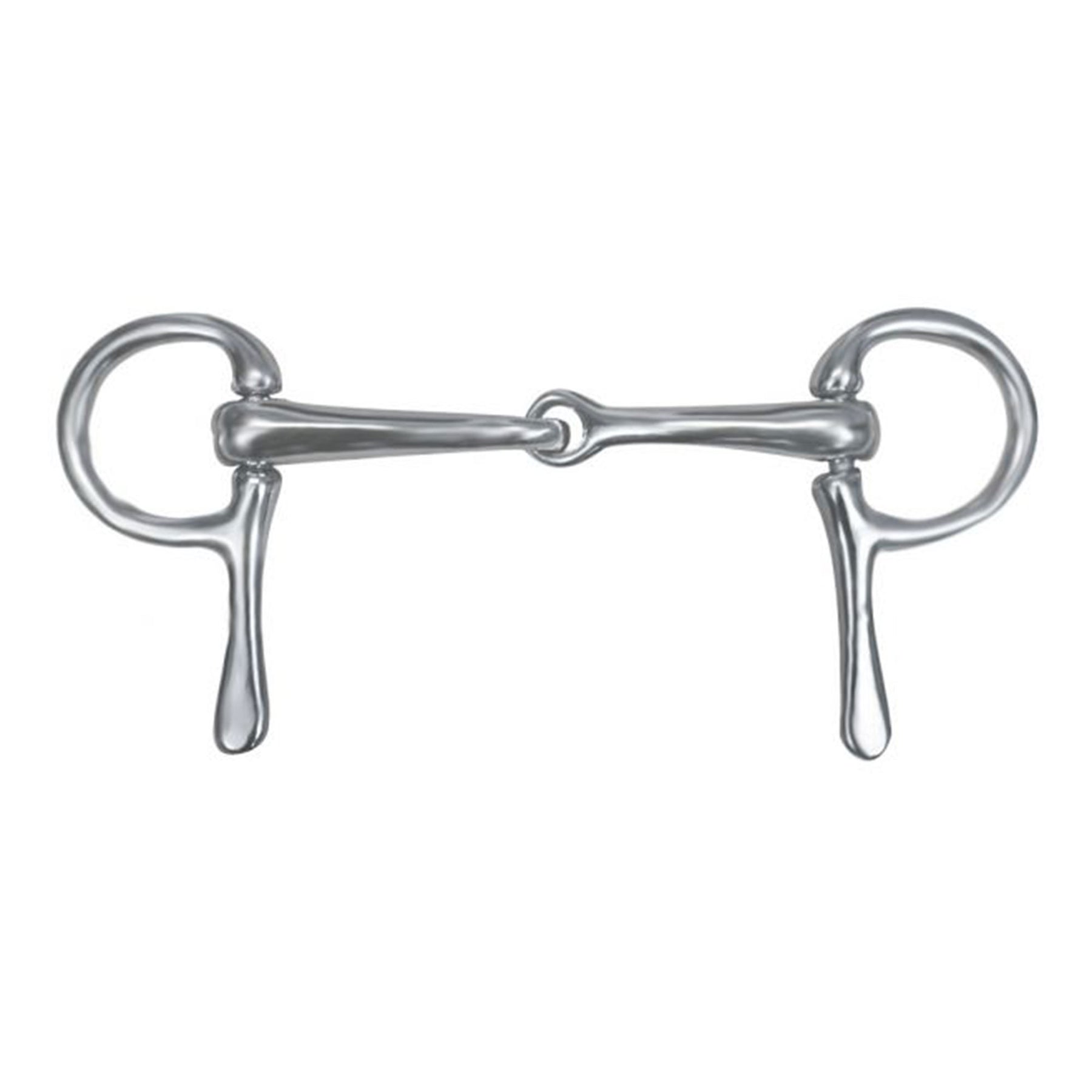 Showman mini/pony chrome plated half cheek snaffle driving bit