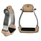 Showman Large aluminum sure grip stirrups