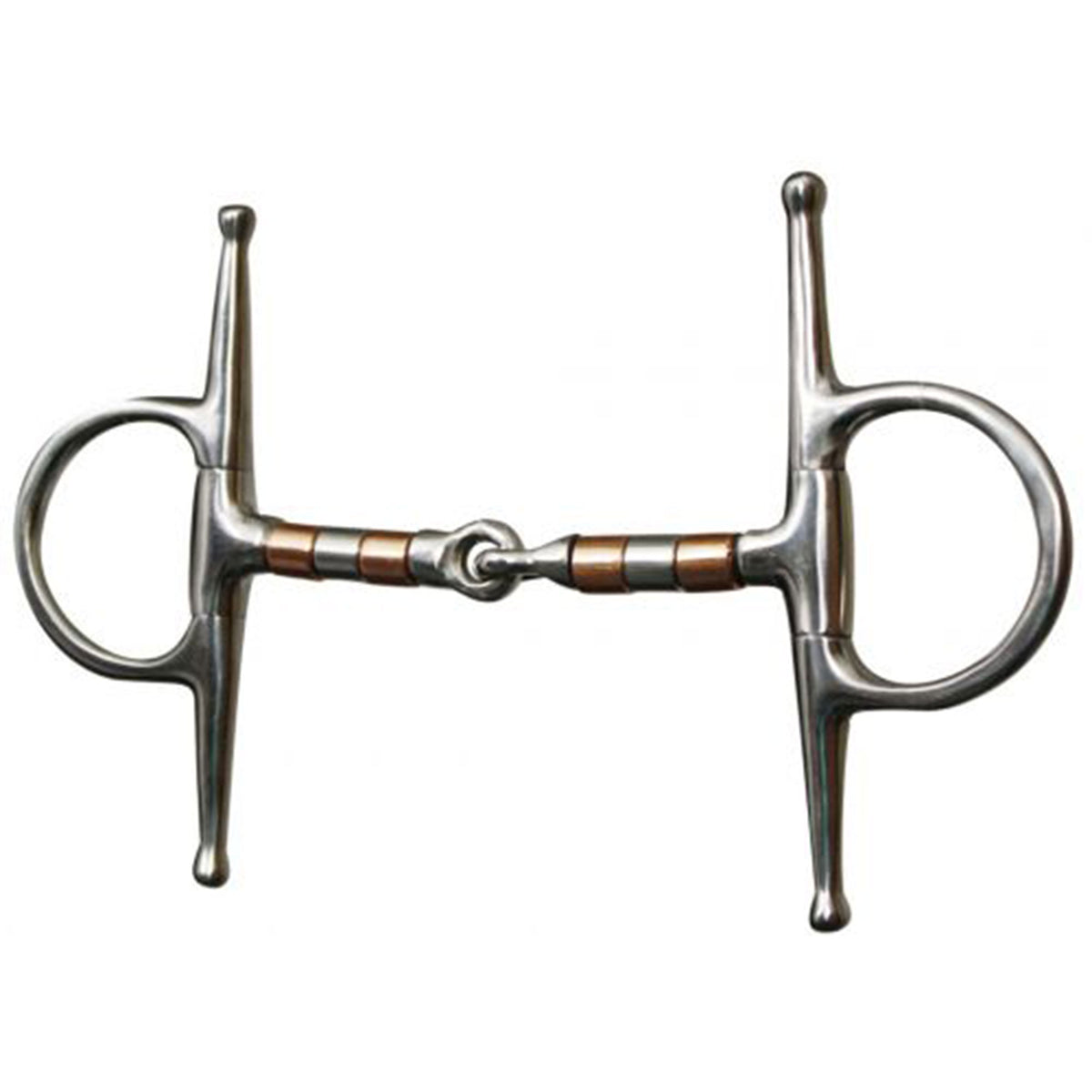 Showman stainless steel full cheek snaffle