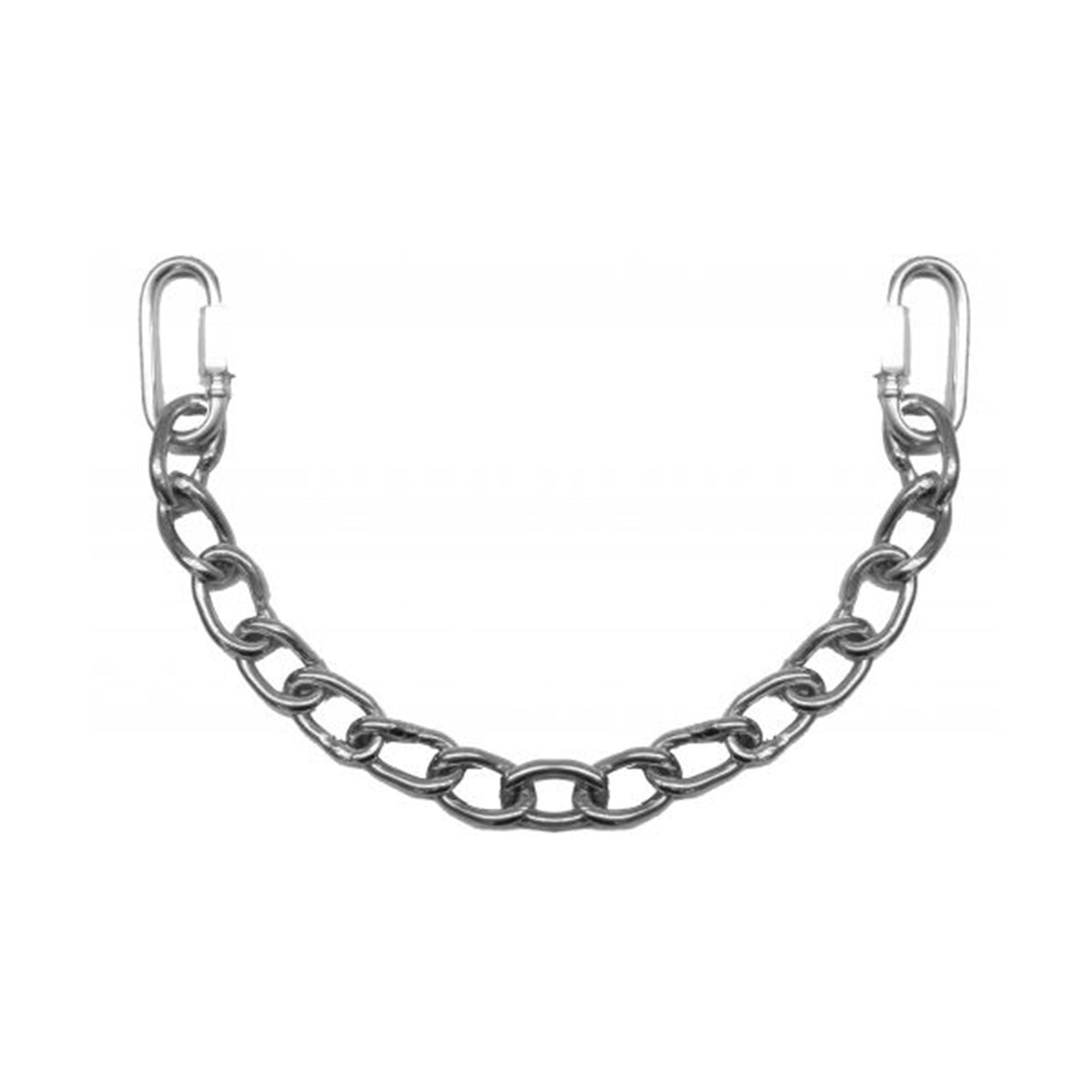 13" Stainless steel curb chain with quick links on both ends