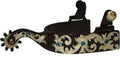 Showman brown steel spur with 1" band and 2