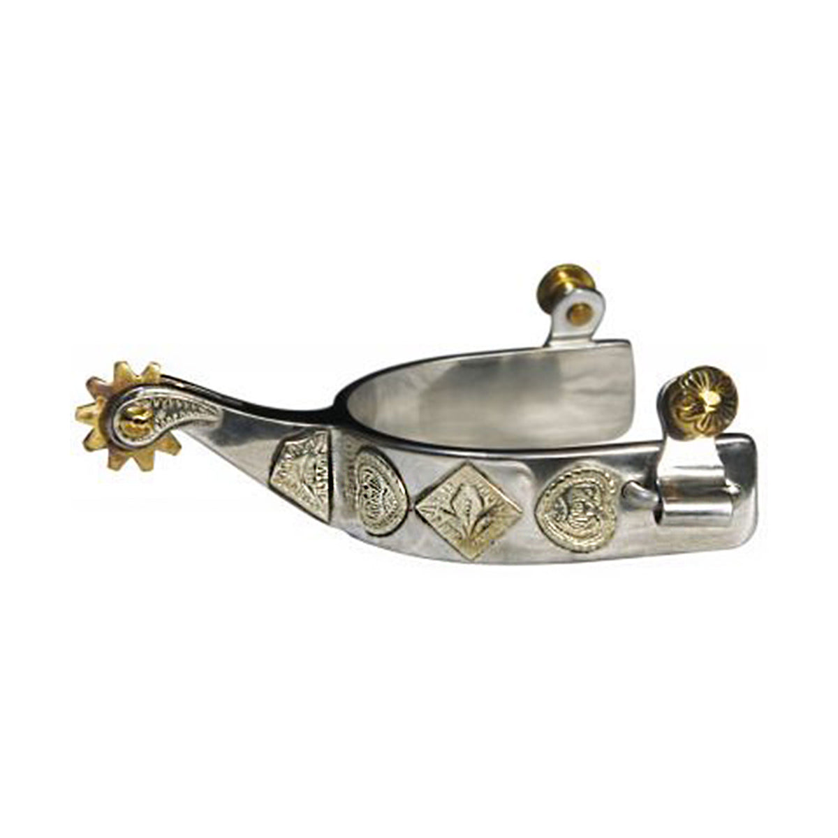 Showman Stainless Steel Poker Hand Spurs