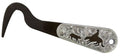 Showman Cutting horse brown steel silver engraved hoof pick