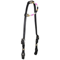 Showman Pink Pearl Argentina Cow Leather One Ear Headstall