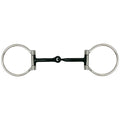 Showman Stainless Steel D-Ring 5" Sweet Iron Mouth Snaffle Bit
