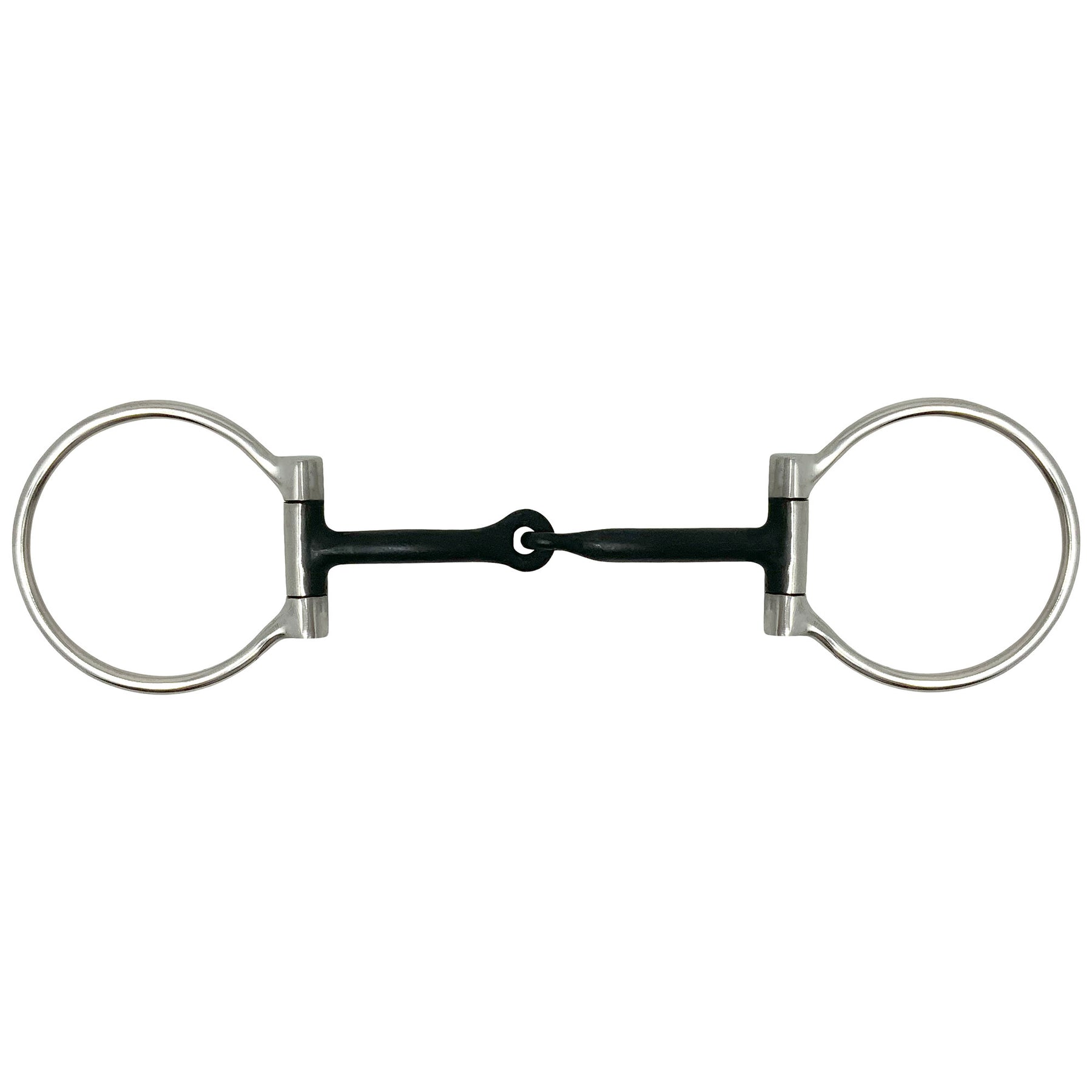 Showman Stainless Steel D-Ring 5" Sweet Iron Mouth Snaffle Bit