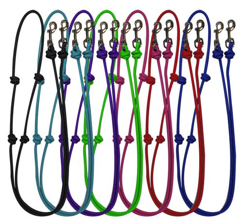 Showman knotted barrel reins