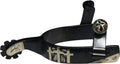 Showman black steel spur with 0