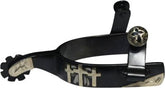 Showman black steel spur with 0