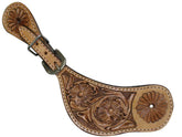 Showman Leather Spur Strap