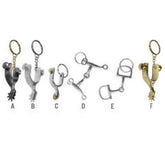 Metal key chain comes in 5 styles