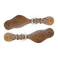 Showman Youth Tooled Spur Straps