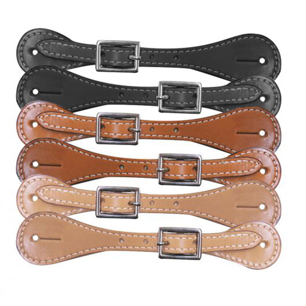 Youth leather spur straps