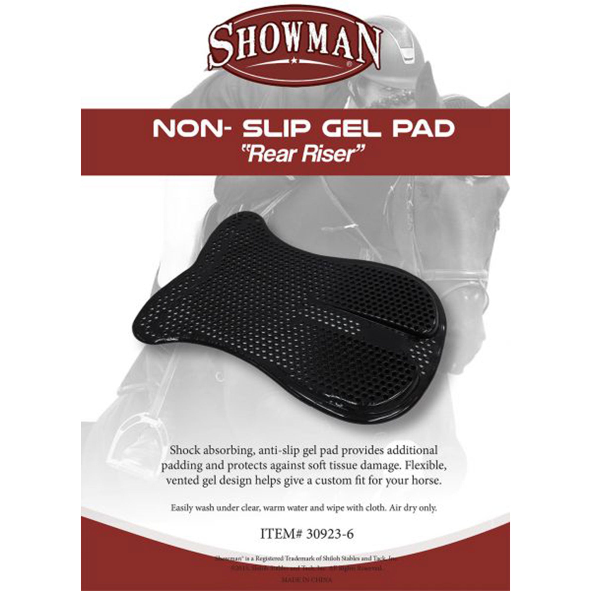 Showman Rear Riser Non-Slip Gel Pad