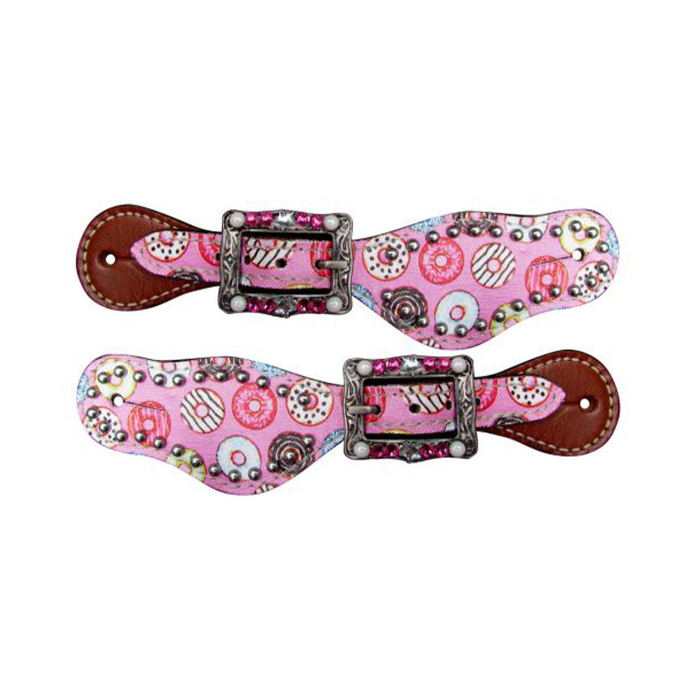 Showman Youth Donut Spur Straps