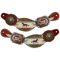 Showman Ladie's Wild Hoof Echoes Spur Strap