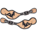 Showman Men's Trailside Cowgirl Spur Straps