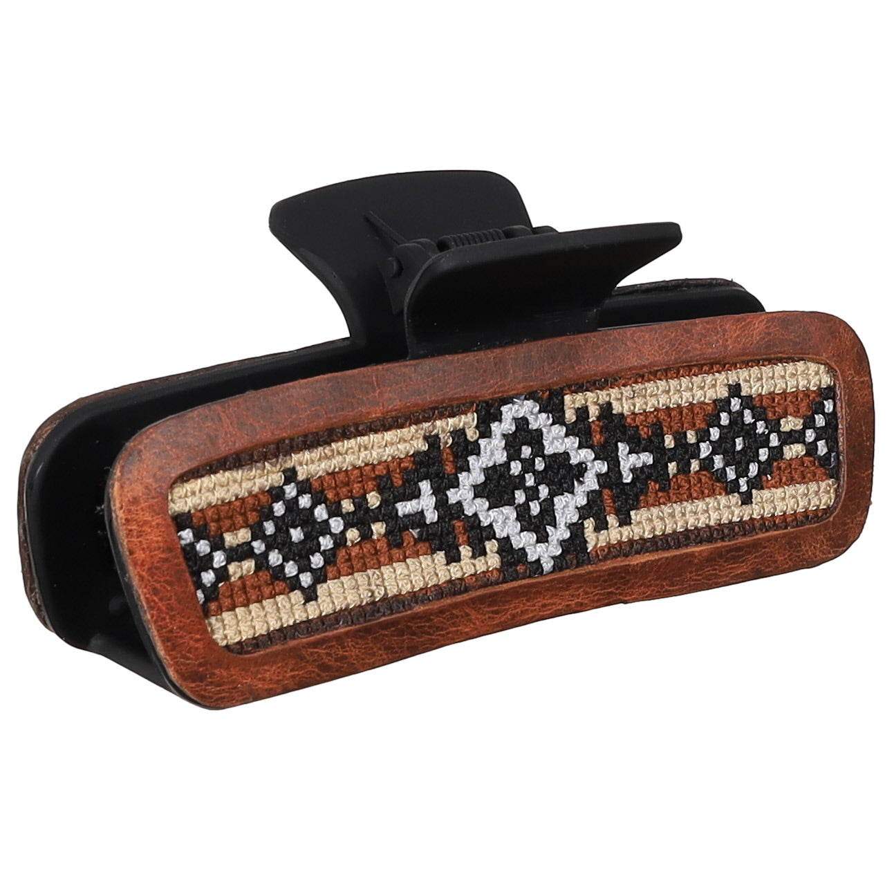 Sandstone Stitch Claw Clip - 5"