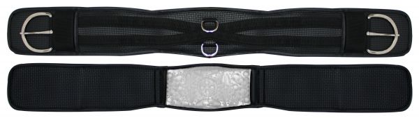 Showman non-slip waffle neoprene girth with gel center