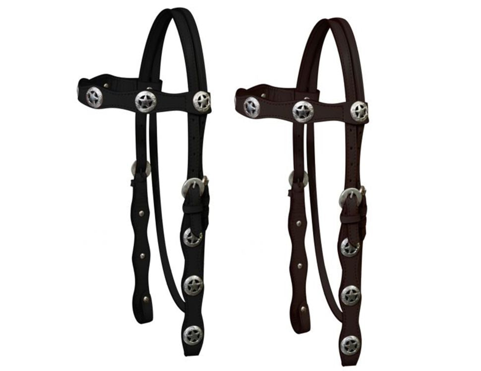 Texas Star headstall with reins