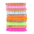 Medium Bristle Brush with Wood Handle - Color Pack of 10