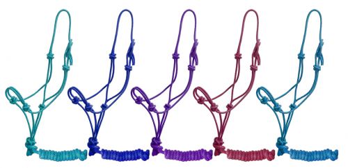 Horse Size Cowboy Knot Halter with Matching Lead