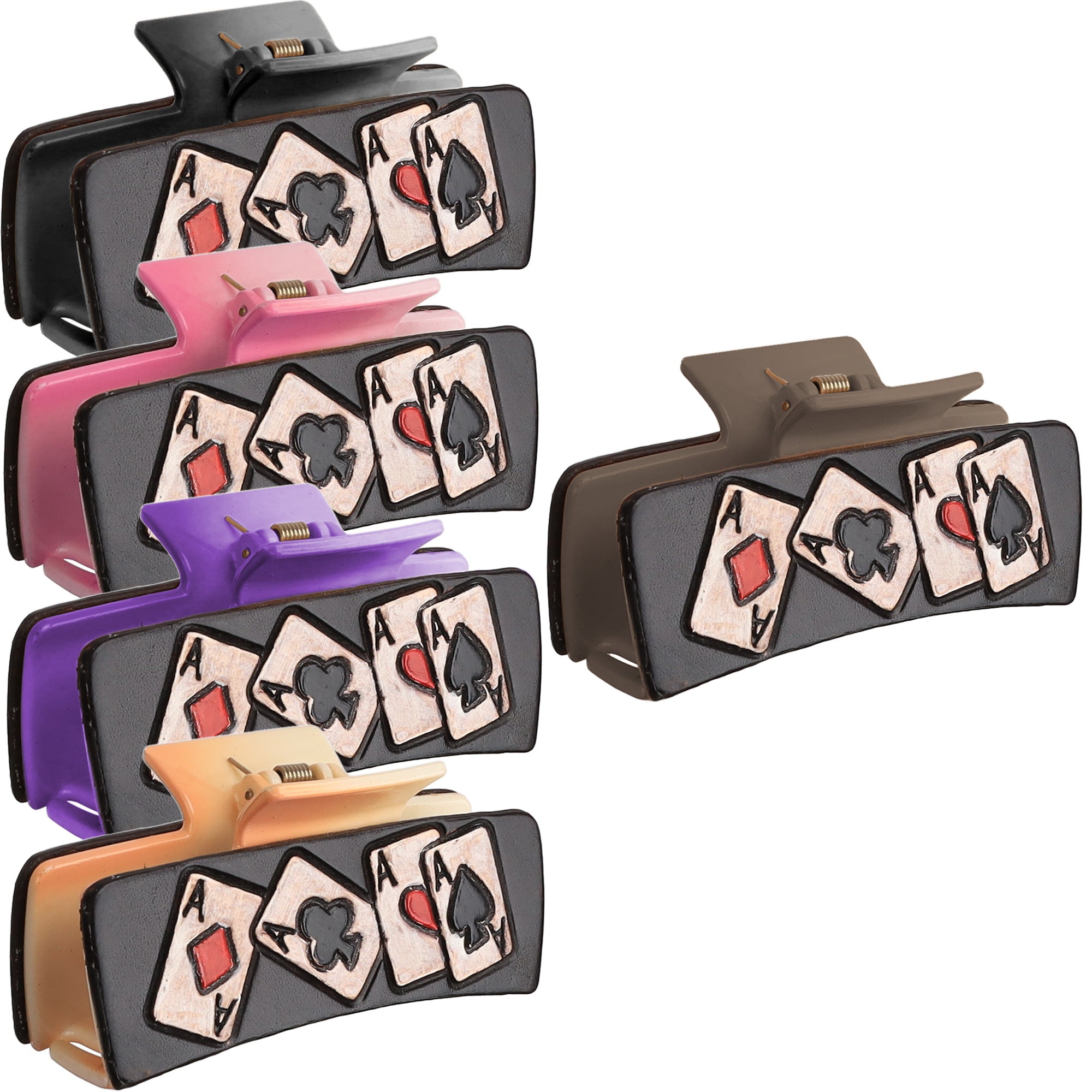 Four of a Kind Claw Clip - 4"