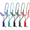 Showman Assorted Cowboy Knot Halter with 8 Ft Lead