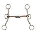 Showman stainless steel sliding gag bit with 6