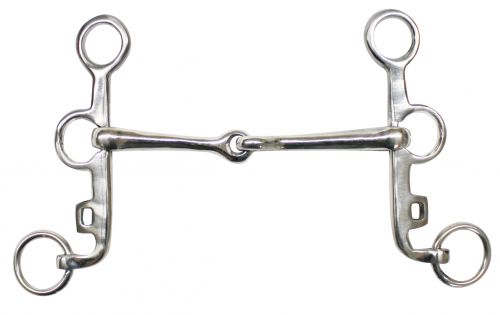 Showman Stainless steel Argentine Snaffle