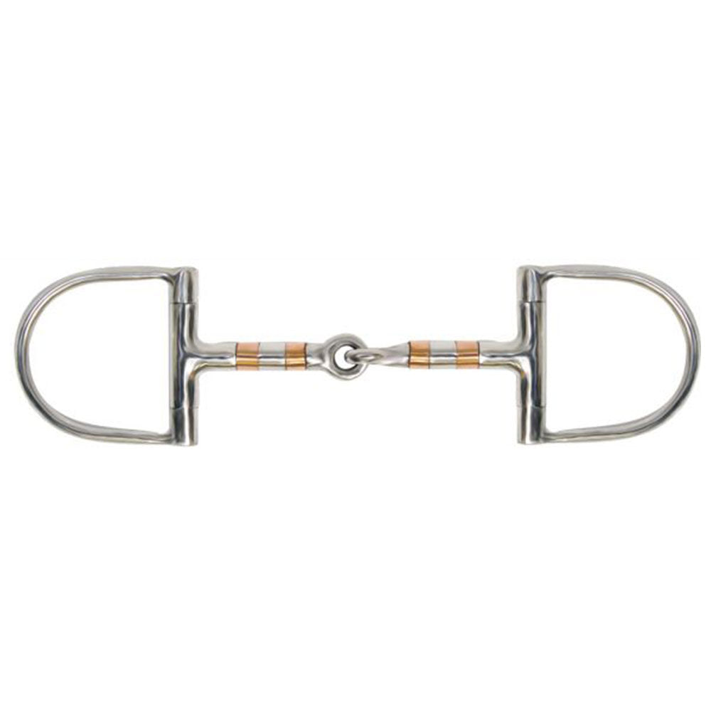 Showman Stainless-Steel Racing D-Ring Bit with 5" Mouth