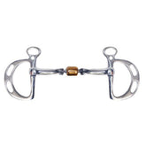 Showman Stainless Steel kimberwick style bit with D cheeks