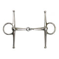 Showman Stainless Steel Full Cheek Snaffle Bit with 5" Broken Mouthpiece