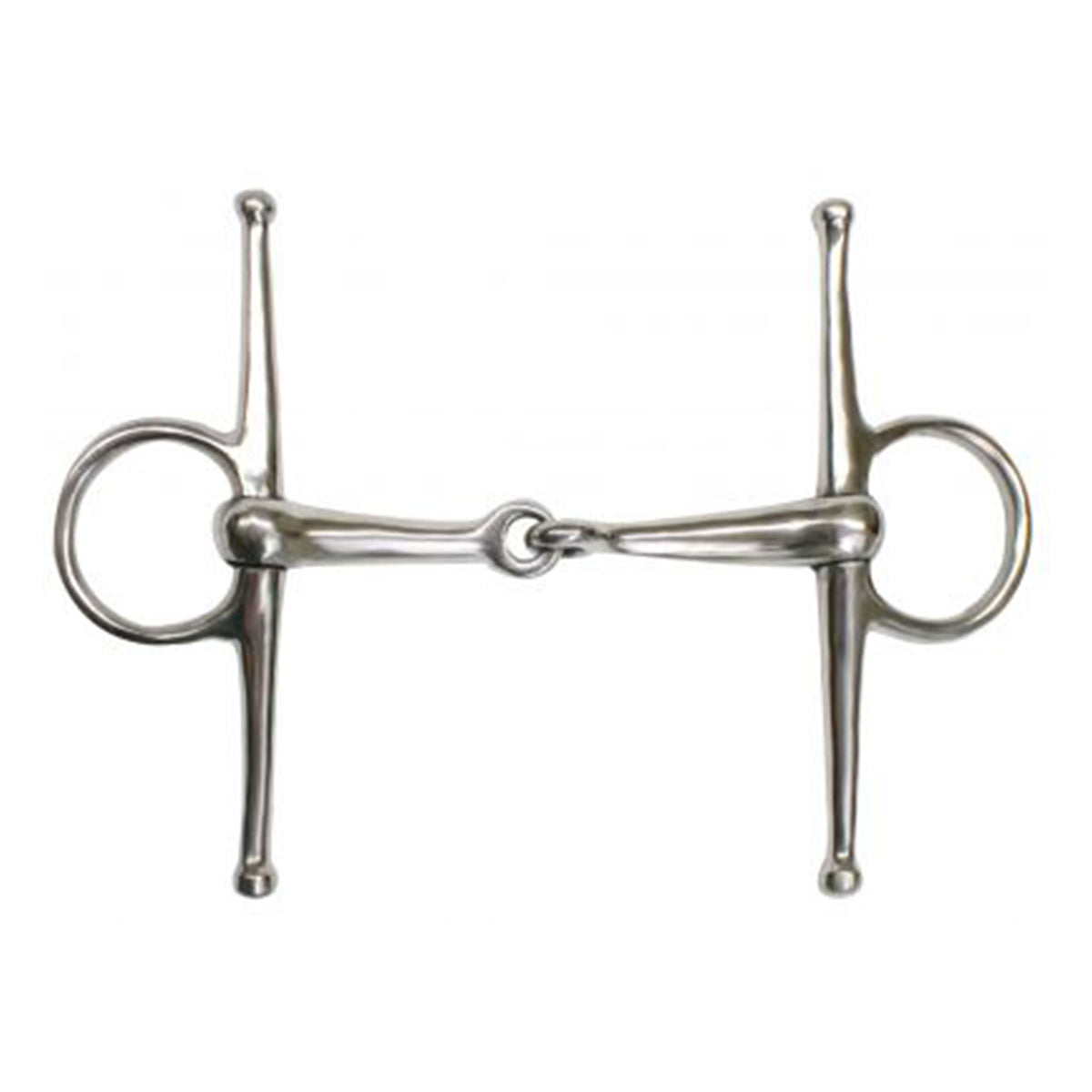 Showman Stainless Steel Full Cheek Snaffle Bit with 5" Broken Mouthpiece