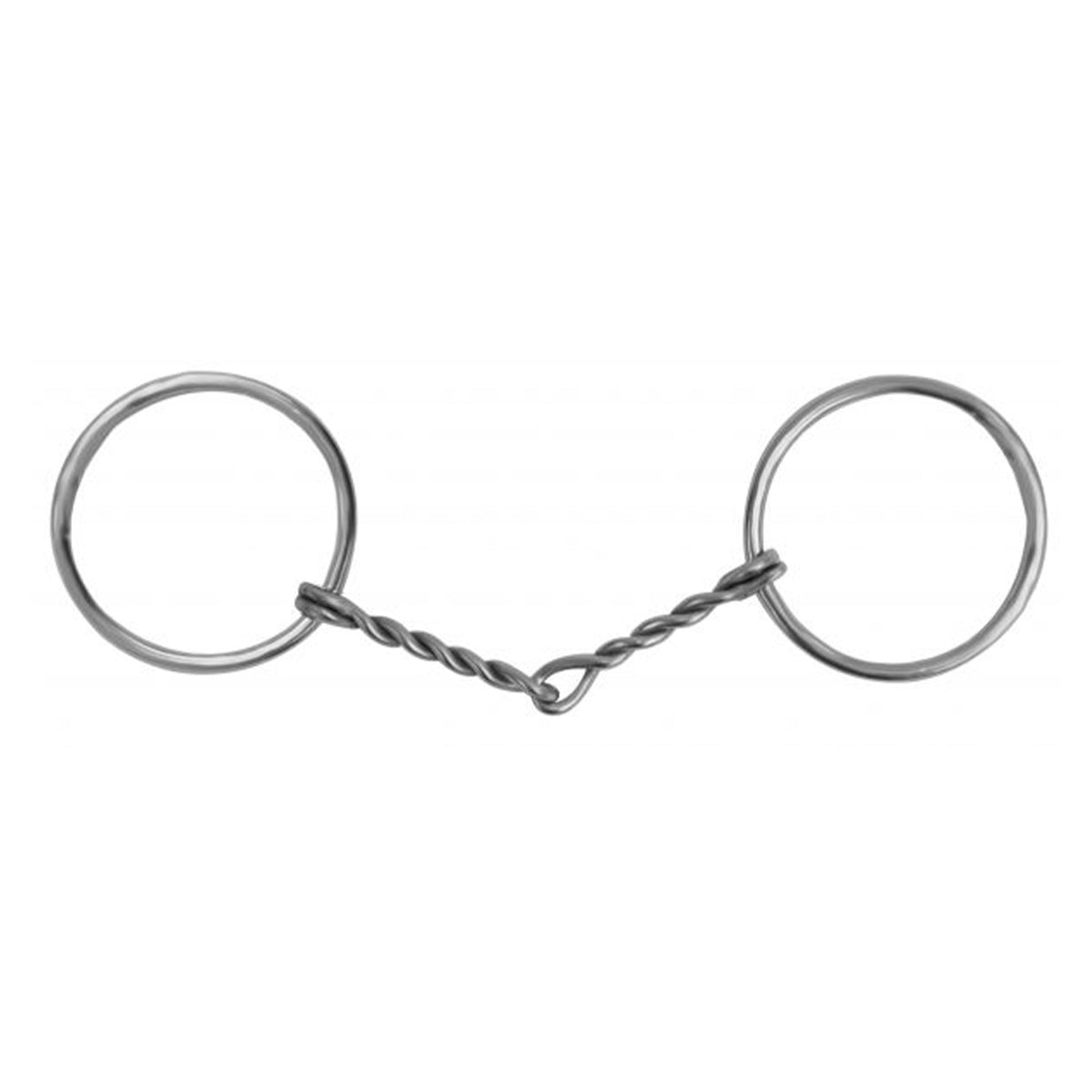 Showman Chrome plated O-ring horse bit with 3" ring cheeks