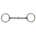 Showman Chrome Plated O-ring Pony bit with twisted broken mouth piece