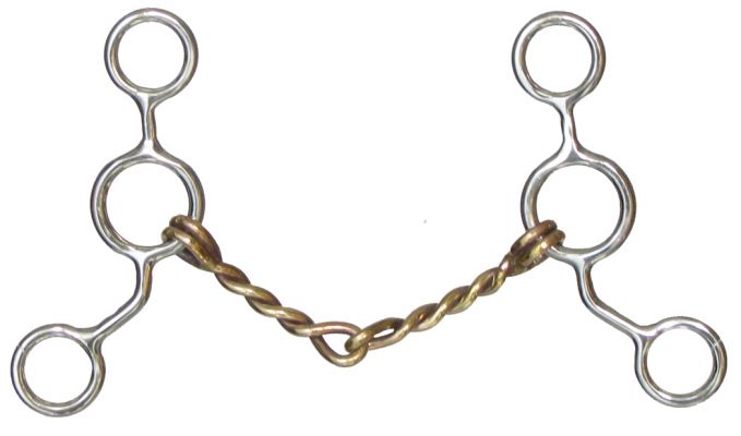 Showman stainless steel JR cow-horse bit