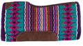 Showman 34" x 36" x 3/4" Colorburst Contoured Saddle Pad with Memory Felt Bottom