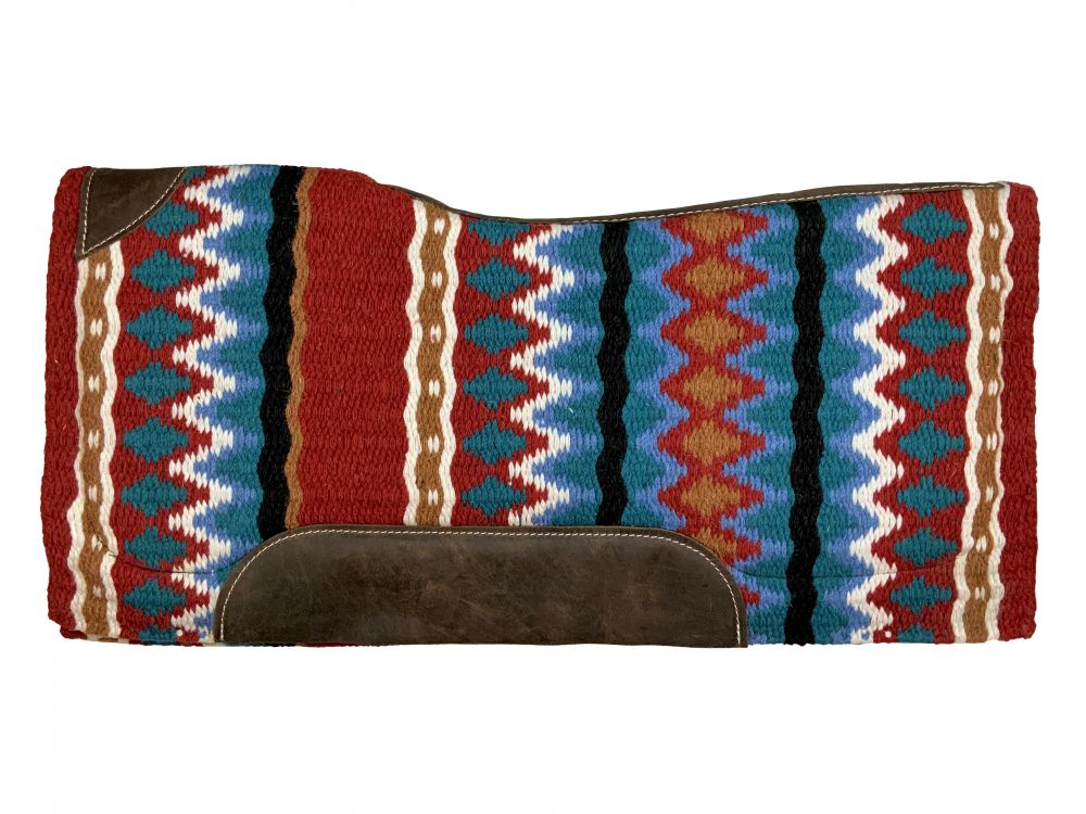 Showman 36" X 34" Wool Top Saddle Pad