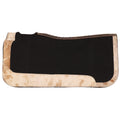 Showman 31" x 32" Contoured Felt Pad with Cowhide Wear Leathers