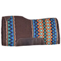 Showman 34" x 36" x 3/4" Wool Top Saddle Pad with Memory Felt Bottom - Frontier Sky