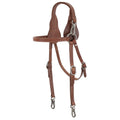 Showman Argentina Cow Leather Headstall with Detachable Crown