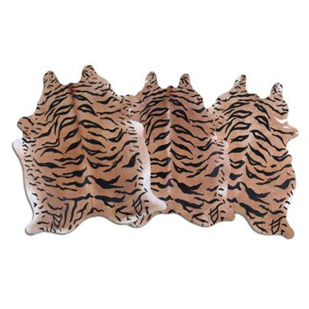 LG/XL Brazilian Bengal Tiger cowhide rugs