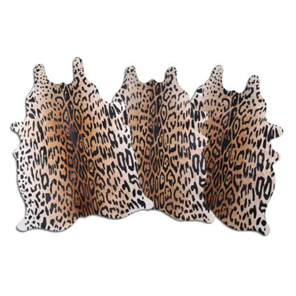 LG/XL Brazilian Amazon Jaguar cowhide rugs