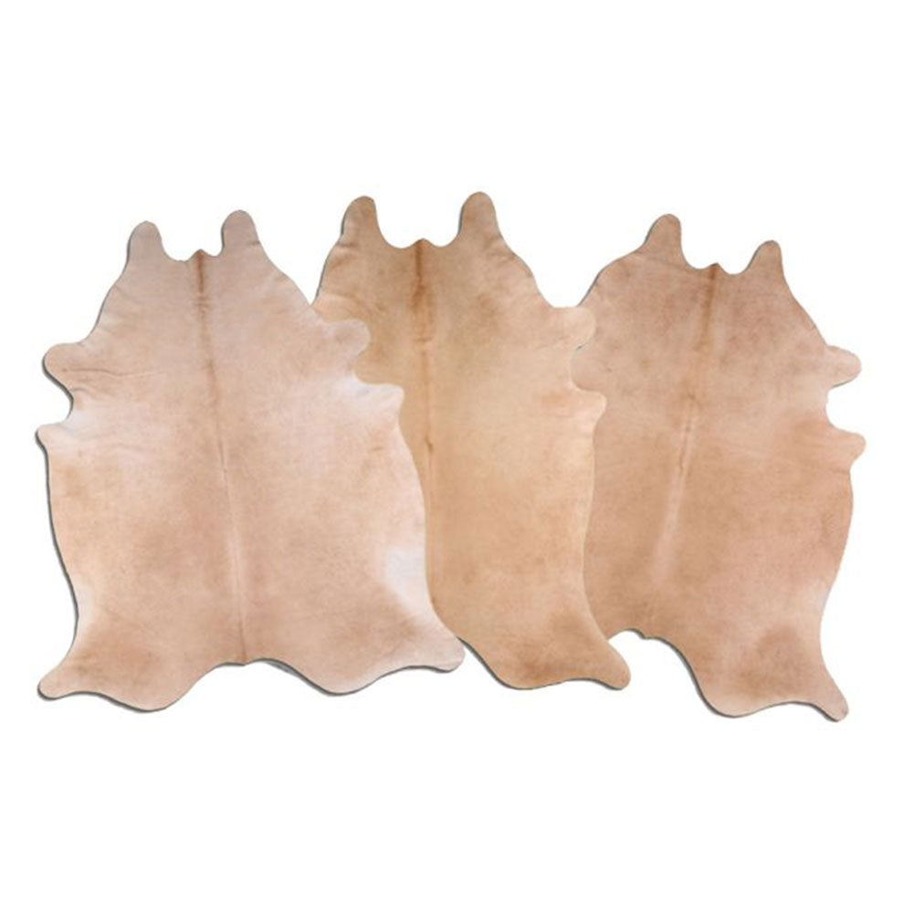 LG/XL Brazilian Beige/Tan cowhide rugs