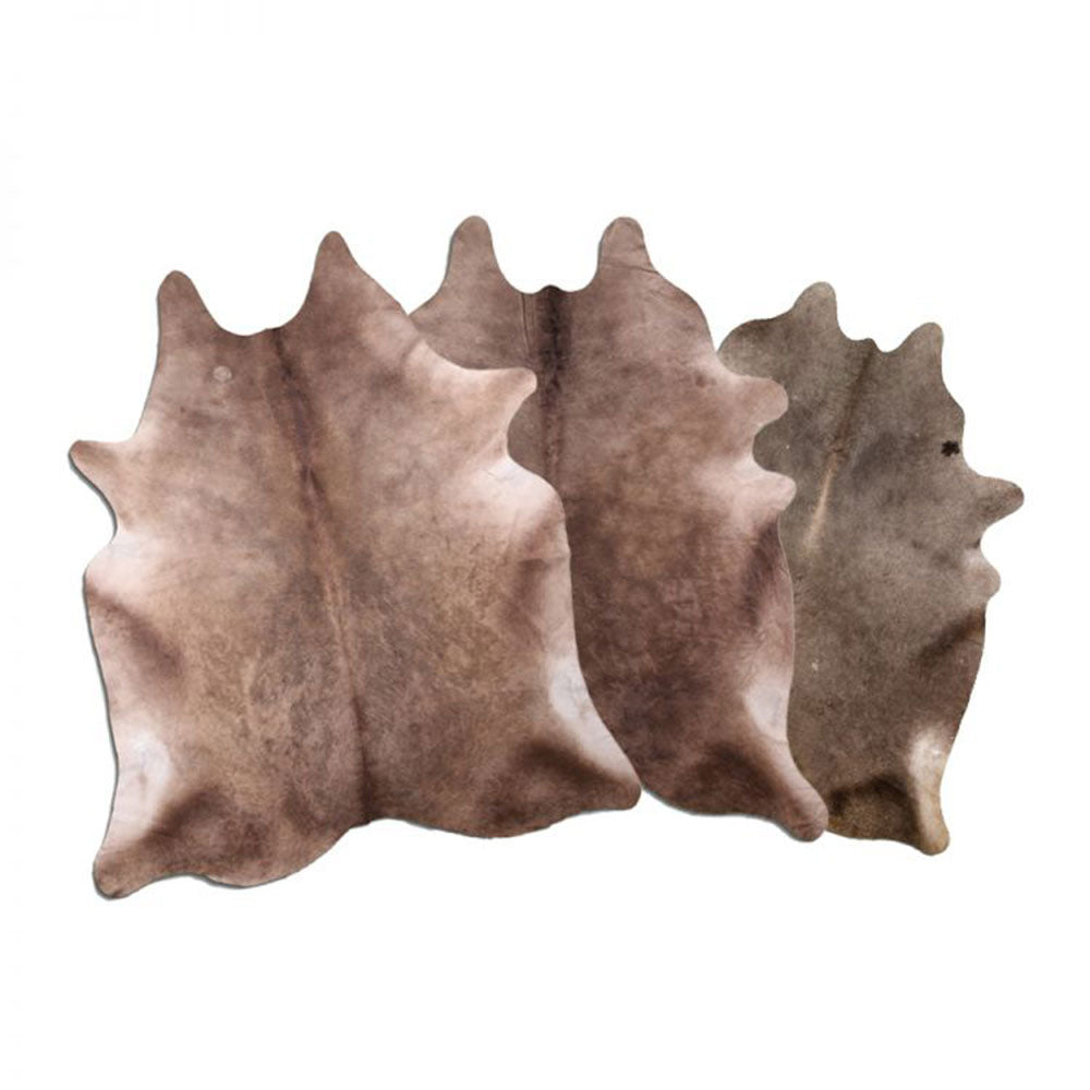 LG/XL Brazilian Dark Champagne cowhide rugs