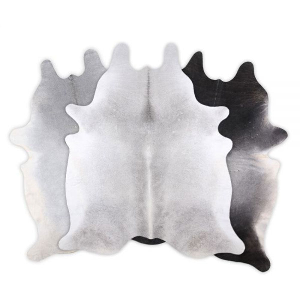 LG/XL Brazilian Gray cowhide rugs