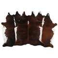 LG/XL Brazilian White Belly & Backbone Hair on Cowhide Rugs - 42